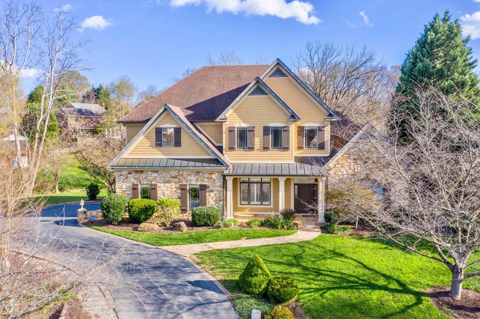 Roanoke Neighborhood, transitional style home
