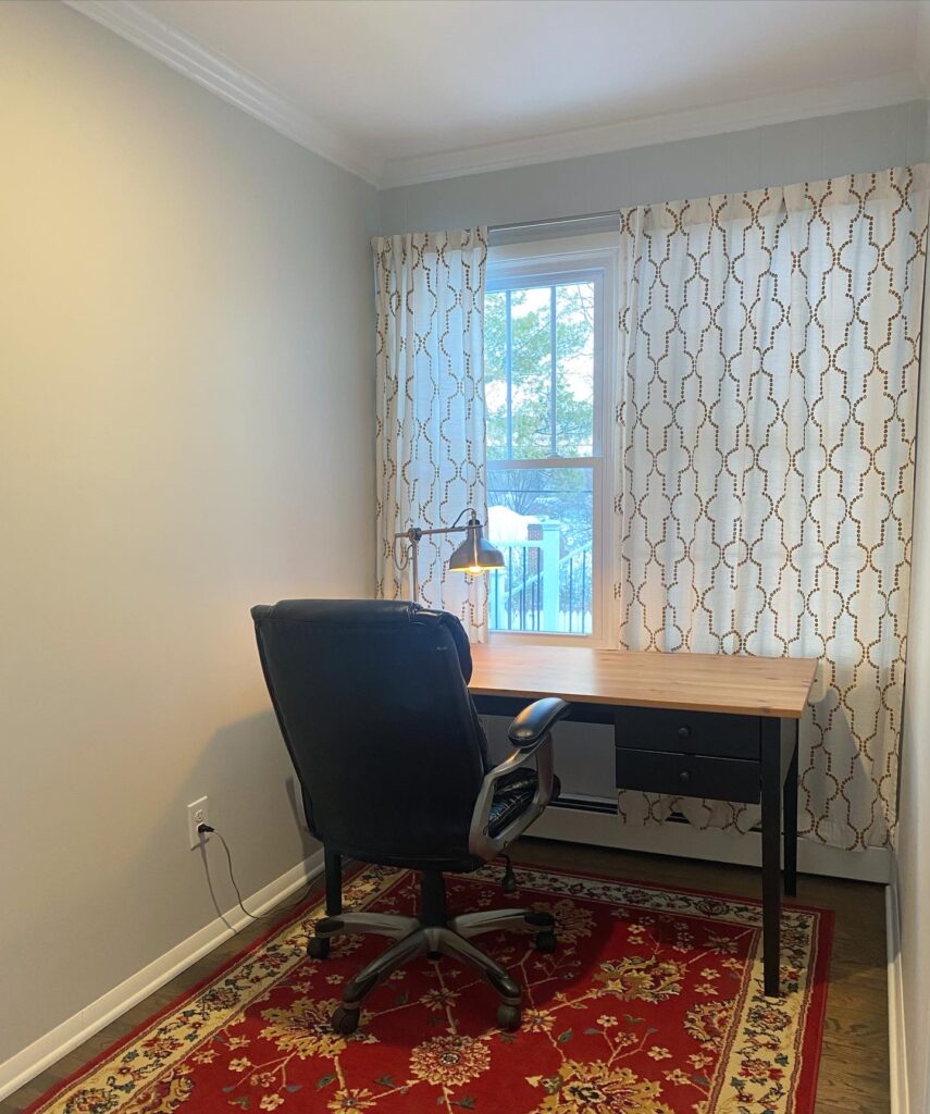 office with desk and window